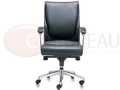 Fauteuil bureau direction Fan cuir 2
