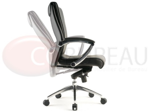 Fauteuil Fan cuir
