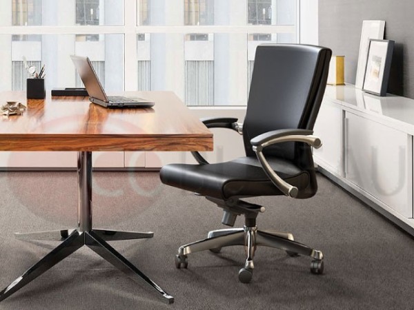 Fauteuil direction Fan cuir