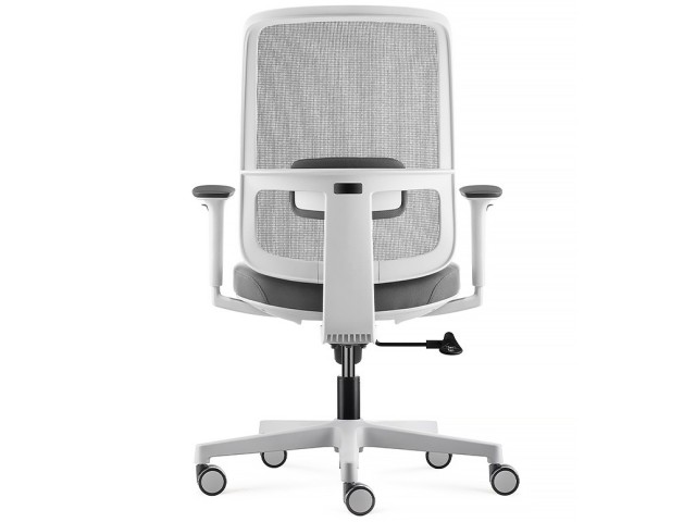 Chaise de bureau pop blanc