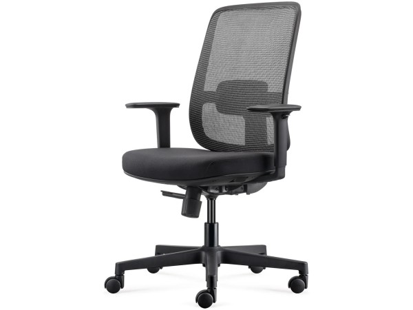 Siège de bureau Pop noir Dossier en maille