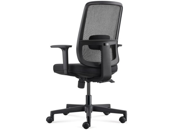 Siège de bureau Pop noir Dossier en maille Soutien lombaire