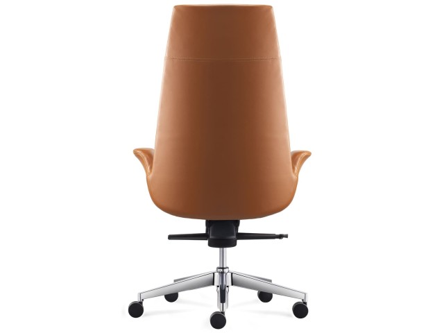 Fauteuil Vela cuir pleine fleur