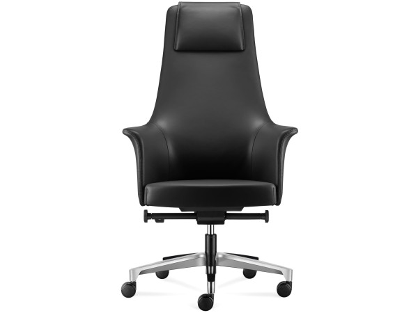 Fauteuil de direction Pablo noir haut de gamme