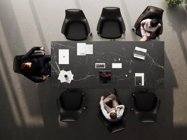 Fauteuil Pablo président cuir