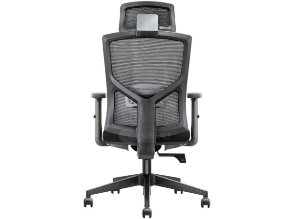 Fauteuil de bureau Net noir appui-tête