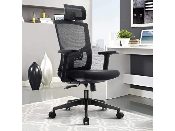 Chaise de bureau Net Avec appui-tête