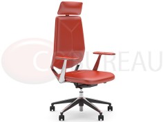 Fauteuil de bureau direction Next cuir dossier haut 2