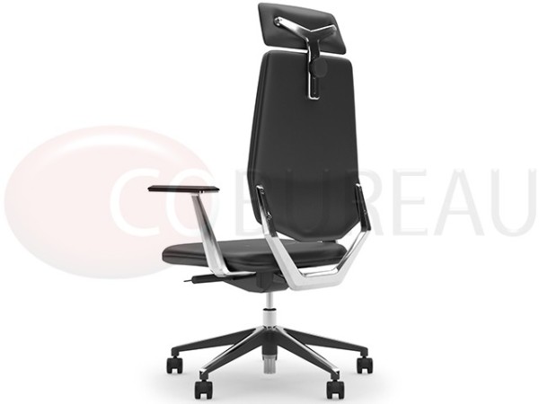 Fauteuil de bureau direction Next cuir dossier haut