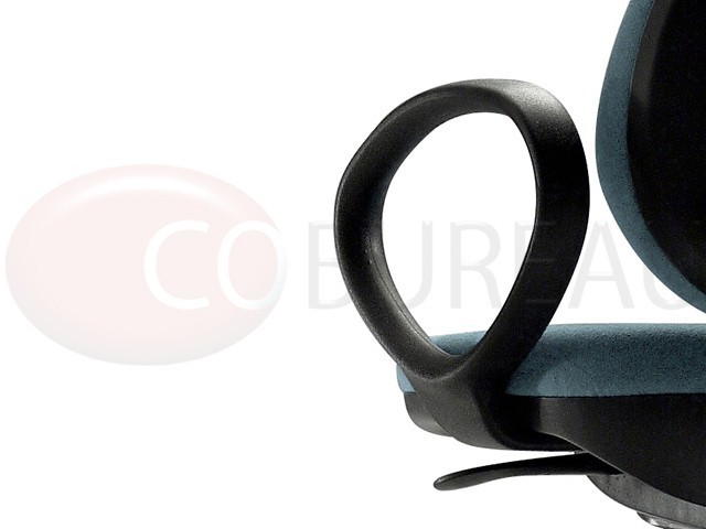 Siège visiteur Domus - Tissu rembourré