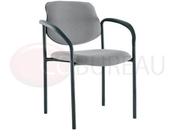 Fauteuil visiteur Styl ARM - Tissu rembourré 