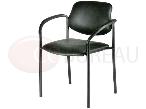 Fauteuil visiteur Styl ARM - Tissu rembourré 