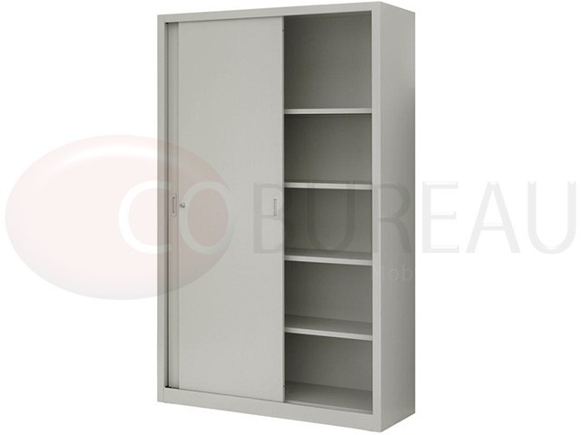 Armoire métallique à portes coulissantes - L. 120 x H. 200 cm