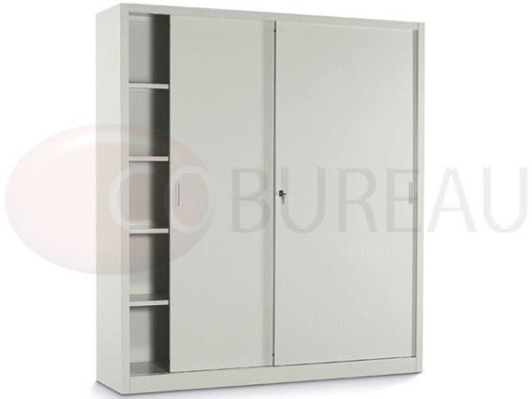 Armoire métallique à portes coulissantes - L. 120 x H. 200 cm