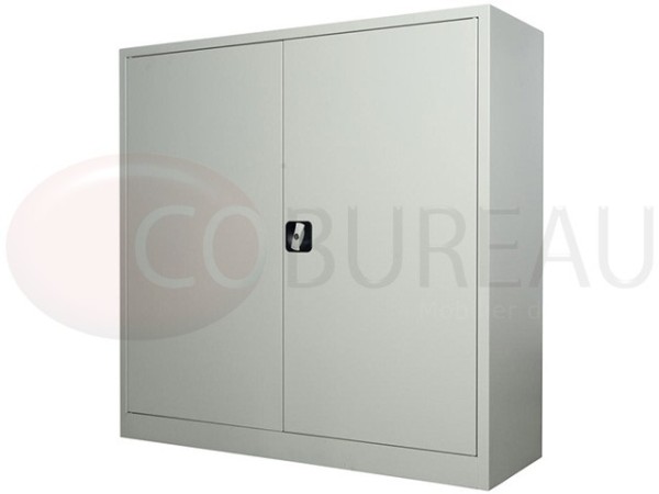 Armoire métallique basse à portes battantes