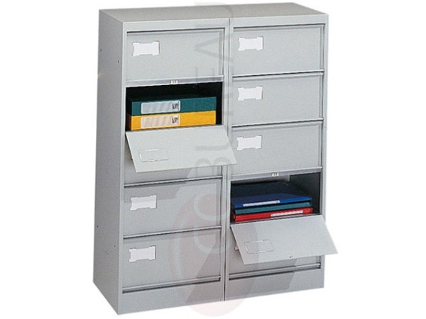 Meubles à clapets Metal 5 cases