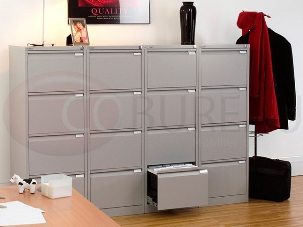 Classeur métallique format commercial 4 tiroirs