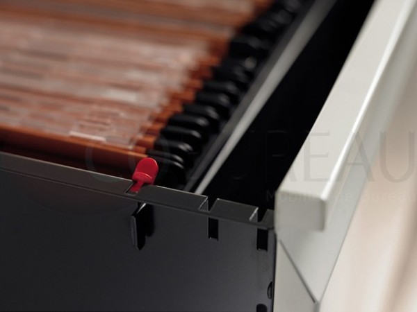 Classeur dossiers suspendus Métal 3 tiroirs