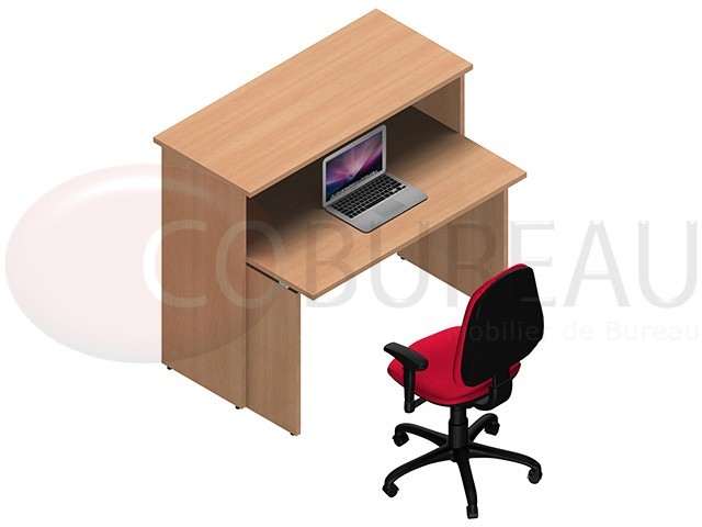 Comptoir droite Kamos L 125 cm