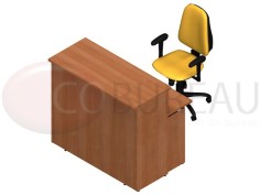 Comptoir d'accueil droite Kamos L 125 cm 2