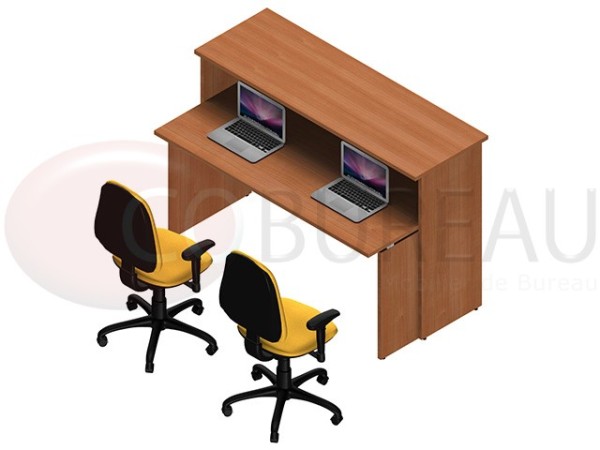  Comptoir d'accueil droite  L 165 cm