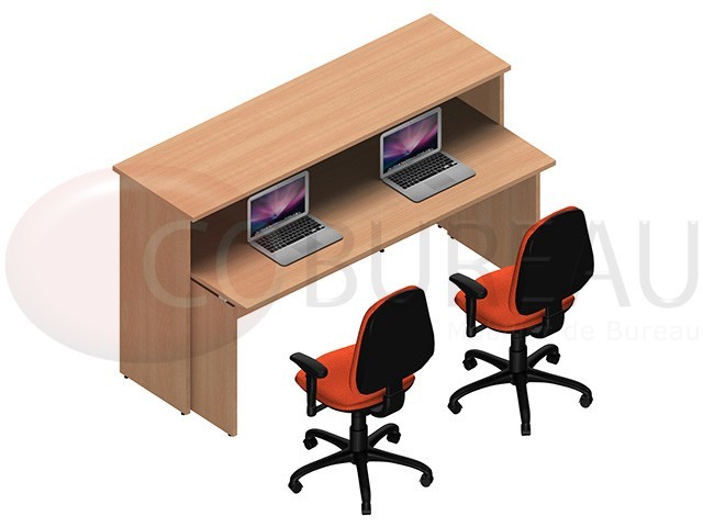 Comptoir d'accueil Kamos L 185 cm 