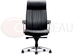 Fauteuil direction Boss - cuir véritable - dossier haut 2