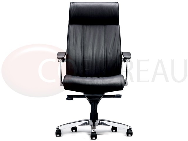 Fauteuil direction Boss - cuir véritable 