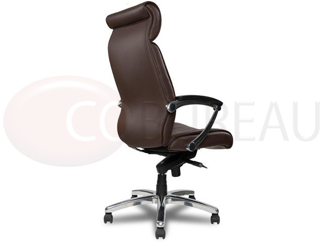 Fauteuil direction Boss - cuir - dossier haut