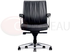 Fauteuil direction Boss cuir dossier moyen 2