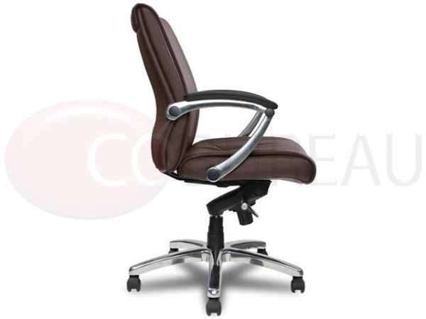 Fauteuil direction Boss marron tête de nègre
