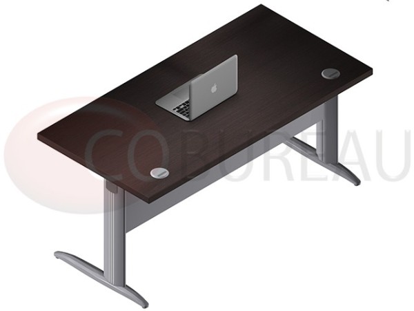 Bureau Droit 160 Cm Pieds en L