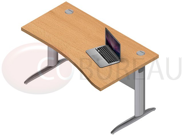 Bureau vague 140 Cm pieds en L 