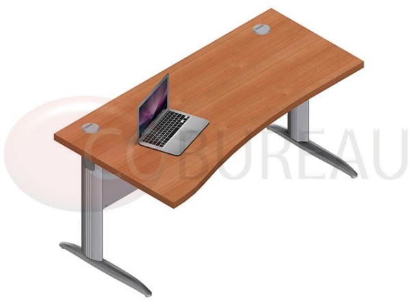 Bureau vague 160 Cm pieds en L 