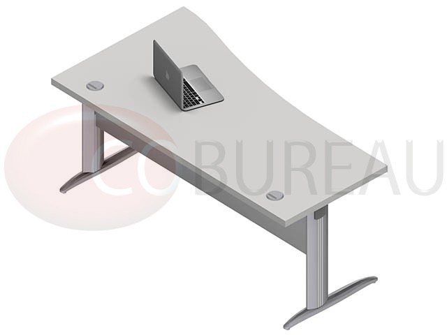 Bureau plateau vague Pro métal 180 