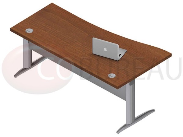 Bureau plateau vague Pro métal 180 