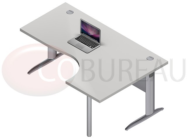 Bureau plateau compact 180 Cm 