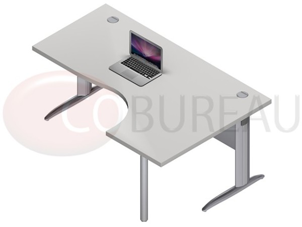 Bureau plateau compact 180 Cm 