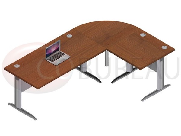 Ensemble bureau cadre 160 Pro métal 