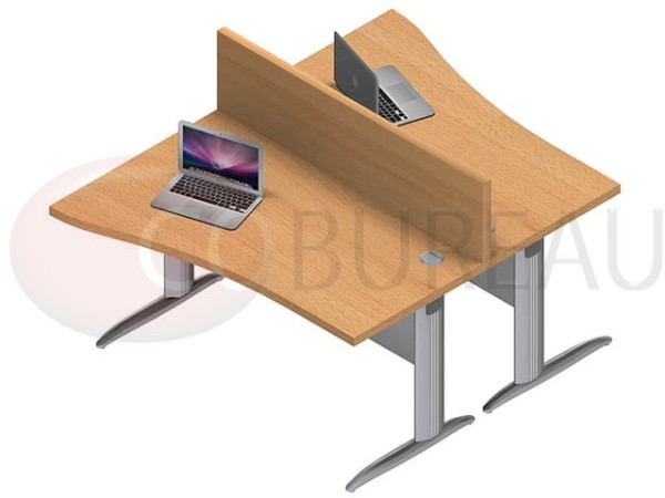 Ensemble 2 bureaux vague 140 