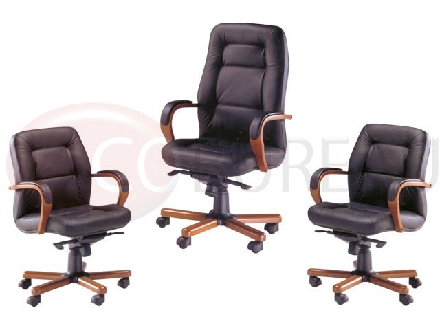 Fauteuil direction Zenia - Cuir 