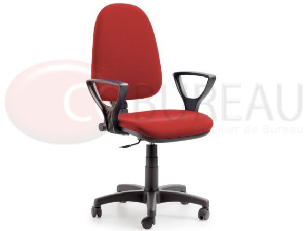 Siège de bureau Flex-A - tissu bordeaux