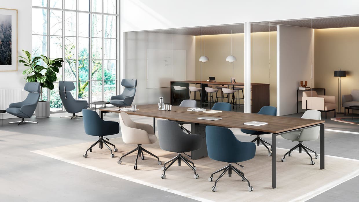 Sièges visiteurs et réunion de bureau